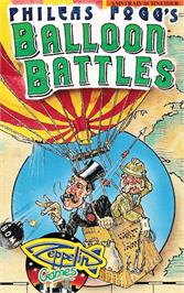 Box cover for Phileas Fogg's Balloon Battles on the Amstrad CPC.