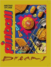 Box cover for Pinball Dreams on the Amstrad CPC.