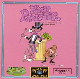 Box cover for Pink Panther on the Amstrad CPC.