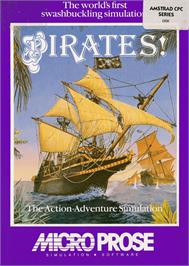 Box cover for Pirates! on the Amstrad CPC.