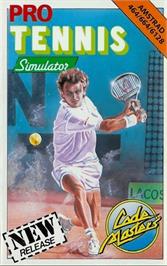 Box cover for Pro Tennis Simulator on the Amstrad CPC.