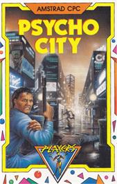 Box cover for Psycho City on the Amstrad CPC.