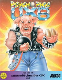 Box cover for Psycho Pigs UXB on the Amstrad CPC.