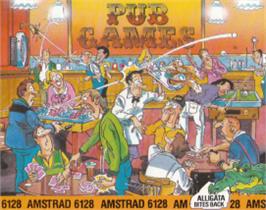Box cover for Pub Games on the Amstrad CPC.