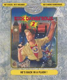 Box cover for Rick Dangerous 2 on the Amstrad CPC.