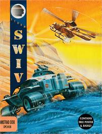 Box cover for SWIV on the Amstrad CPC.
