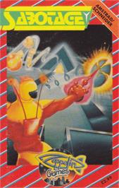 Box cover for Sabotage on the Amstrad CPC.