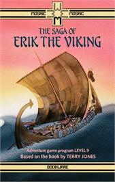 Box cover for Saga of Erik the Viking on the Amstrad CPC.