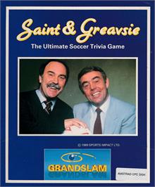 Box cover for Saint And Greavsie on the Amstrad CPC.