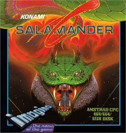 Box cover for Salamander on the Amstrad CPC.