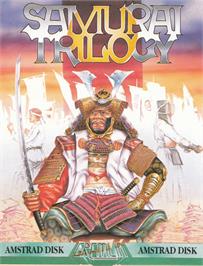 Box cover for Samurai Trilogy on the Amstrad CPC.