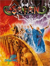 Box cover for Satan on the Amstrad CPC.