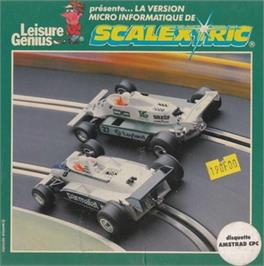 Box cover for Scalextric on the Amstrad CPC.