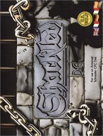 Box cover for Shackled on the Amstrad CPC.