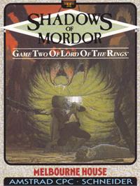 Box cover for Shadows of Mordor on the Amstrad CPC.