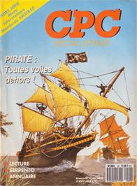 Box cover for Sid Meier's Pirates on the Amstrad CPC.