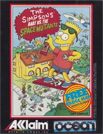 Box cover for Simpsons: Bart vs. the Space Mutants on the Amstrad CPC.