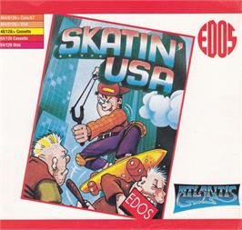 Box cover for Skatin' USA on the Amstrad CPC.