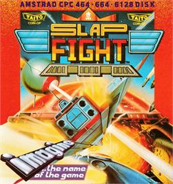 Box cover for Slap Fight on the Amstrad CPC.