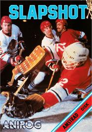 Box cover for Slapshot on the Amstrad CPC.