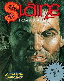 Box cover for Sláine, the Celtic Barbarian on the Amstrad CPC.