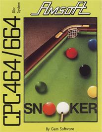 Box cover for Snooker on the Amstrad CPC.