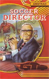 Box cover for Soccer Director on the Amstrad CPC.