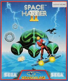Box cover for Space Harrier 2 on the Amstrad CPC.