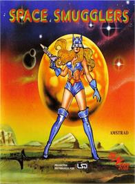 Box cover for Space Smugglers on the Amstrad CPC.