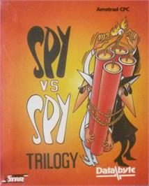 Box cover for Spy Vs Spy Trilogy on the Amstrad CPC.