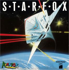 Box cover for Starfox on the Amstrad CPC.