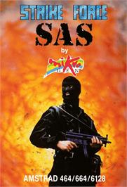 Box cover for Strike Force S.A.S. on the Amstrad CPC.