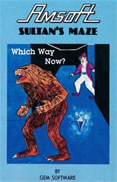 Box cover for Sultan's Maze on the Amstrad CPC.