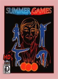 Box cover for Summer Games on the Amstrad CPC.