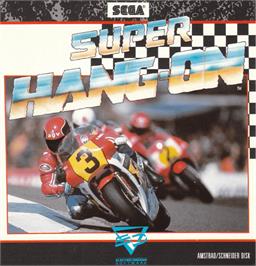Box cover for Super Hang-On on the Amstrad CPC.