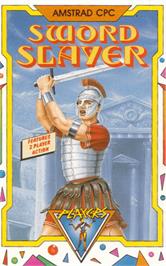 Box cover for Sword Slayer on the Amstrad CPC.