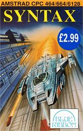 Box cover for Syntax on the Amstrad CPC.