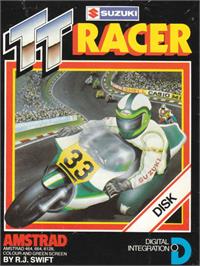 Box cover for TT Racer on the Amstrad CPC.