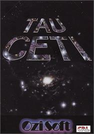 Box cover for Tau Ceti on the Amstrad CPC.