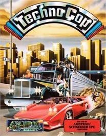 Box cover for Techno Cop on the Amstrad CPC.