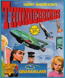 Box cover for Thunderbirds on the Amstrad CPC.