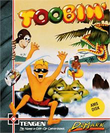 Box cover for Toobin' on the Amstrad CPC.