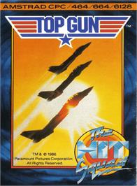 Box cover for Top Gun on the Amstrad CPC.
