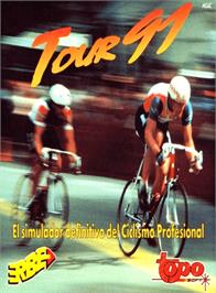 Box cover for Tour 91 on the Amstrad CPC.