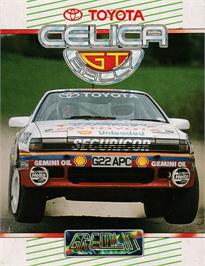 Box cover for Toyota Celica GT Rally on the Amstrad CPC.