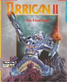 Box cover for Turrican II: The Final Fight on the Amstrad CPC.