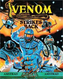 Box cover for VENOM Strikes Back on the Amstrad CPC.