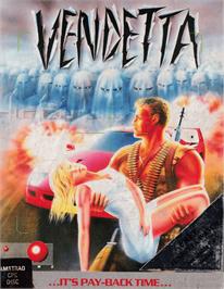 Box cover for Vendetta on the Amstrad CPC.