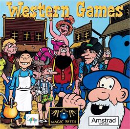 Box cover for Western Games on the Amstrad CPC.