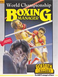 Box cover for World Championship Boxing Manager on the Amstrad CPC.